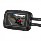 Motorcycle Dash Cam 150° Wide Angle, HD 1080P Front and Rear Camera Driving Recorder