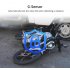 Motorcycle Dash Cam 150   Wide Angle  HD 1080P Front and Rear Camera Driving Recorder  Loop Recording  screenless no GPS