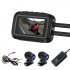 Motorcycle Dash Cam 150   Wide Angle  HD 1080P Front and Rear Camera Driving Recorder  Loop Recording  screenless no GPS