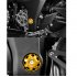 Motorcycle Decorative Screws for Kawasaki Z1000 Z1000SX 2010 2016 Frame Protection Cover  Orange