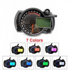 Motorcycle Digital Speedometer LCD Gauge Speedometer Tachometer Odometer Instrument 