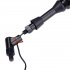 Motorcycle Double LED Turn Lights Side Mirrors Turn Signal Indicator Rearview Mirror  Snake pattern Pointed double lamp