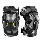 Motorcycle Elbow Knee Pads For Men Women, Knee Elbow Guard Protector, Ventilation Protective Gear For Cycling Bike Skateboarding Inline Roller Skating Bicycle Scooter 2pcs knee pad set