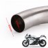 Motorcycle Exhaust Pipe Stainless Steel 41 37mm Exhaust Pipe For Kawasaki Ninja 300 13 15 B