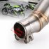 Motorcycle Exhaust Pipe Stainless Steel 41 37mm Exhaust Pipe For Kawasaki Ninja 300 13 15 E