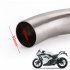 Motorcycle Exhaust Pipe Stainless Steel 41 37mm Exhaust Pipe For Kawasaki Ninja 300 13 15 E