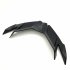 Motorcycle Fairing Aerodynamic Winglets Front  Cover Carbon Fiber Style Wind Wing Decoration For Kawasaki Ninja250 300 black