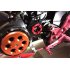 Motorcycle Front Sprocket Chain Guard Cover Left Side Engine for HONDA Grom MSX125   SF 2013 2017 red