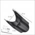 Motorcycle Front Wheel Mudguard Extender Extension Cover for BMW R1200 GS LC ADV 13 17 black