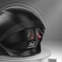 Motorcycle Full Face Helmet with Sun Visor Air Ventilation Dot Approved Motorbike Street Bike Helmet Gray L Size