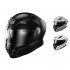 Motorcycle Full Face Helmet with Sun Visor Air Ventilation Dot Approved Motorbike Street Bike Helmet Gray L Size