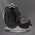 Motorcycle Full Face Helmet with Sun Visor Air Ventilation Dot Approved Motorbike Street Bike Helmet Gray L Size