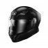 Motorcycle Full Face Helmet with Sun Visor Air Ventilation Dot Approved Motorbike Street Bike Helmet Black L Size