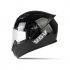 Motorcycle Full Face Helmet DOT Approved Pneumatic Regulated Ventilation System Motorbike Crash Helmet For ATVs Street Bikes Mountain Bikes glossy black L