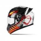 Motorcycle Full Face Helmet DOT Approved Pneumatic Regulated Ventilation System Motorbike Crash Helmet