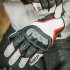 Motorcycle Full Finger Gloves for Men Women Breathable Gloves Riding Protective Gear Black Red M