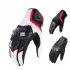 Motorcycle Full Finger Gloves for Men Women Breathable Gloves Riding Protective Gear White M