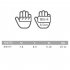 Motorcycle Full Finger Gloves for Men Women Breathable Gloves Riding Protective Gear Black Red M