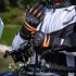 Motorcycle Full Finger Gloves Breathable Anti fall Gloves Outdoor Sports Protector Orange M