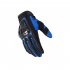 Motorcycle Full Finger Gloves Anti fall Handguard Summer Breathable Riding Gloves blue M