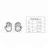 Motorcycle Full Finger Gloves Anti fall Handguard Summer Breathable Riding Gloves blue M