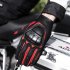 Motorcycle Full Finger Gloves Anti fall Handguard Summer Breathable Riding Gloves blue M