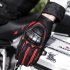 Motorcycle Full Finger Gloves Anti fall Handguard Summer Breathable Riding Gloves blue M