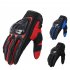 Motorcycle Full Finger Gloves Anti fall Handguard Summer Breathable Riding Gloves blue M