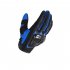 Motorcycle Full Finger Gloves Anti fall Handguard Summer Breathable Riding Gloves blue M
