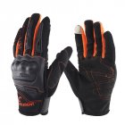 Motorcycle Gloves Anti-skid Shockproof Cycling Motocross Safet Gloves Gants Orange_M