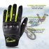 Motorcycle Gloves Anti skid Shockproof Cycling Motocross Safet Gloves Gants Orange L