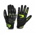 Motorcycle Gloves For Men Women Touchscreen Night Reflective Full Finger Gloves For ATV MTB Riding Road Racing Cycling Climbing fluorescent yellow S
