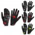 Motorcycle Gloves For Men Women Touchscreen Night Reflective Full Finger Gloves For ATV MTB Riding Road Racing Cycling Climbing fluorescent yellow S