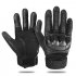 Motorcycle Gloves For Men Women Full Finger Touchscreen Anti Slip Motorbike Gloves Riding Protective Gear A16 black M