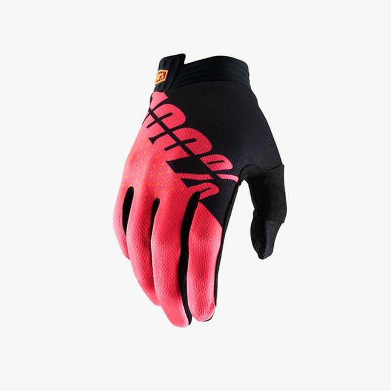 red mtb gloves