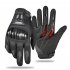 Motorcycle Gloves Touchscreen Full Finger Gloves Comfortable Breathable Anti slip For Men Women Riding Road Racing red M