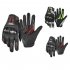 Motorcycle Gloves Touchscreen Full Finger Gloves Comfortable Breathable Anti slip For Men Women Riding Road Racing red M