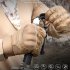 Motorcycle Gloves Touchscreen Anti Slip Ventilation Hand Protection Full Finger Gloves For Outdoor Hiking Camping Climbing black M
