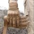 Motorcycle Gloves Touchscreen Anti Slip Ventilation Hand Protection Full Finger Gloves For Outdoor Hiking Camping Climbing black M