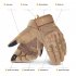 Motorcycle Gloves Touchscreen Anti Slip Ventilation Hand Protection Full Finger Gloves For Outdoor Hiking Camping Climbing black M