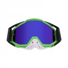 <span style='color:#F7840C'>Motorcycle</span> Goggles Outdoor Off-road Goggles Riding Glasses Windproof Dustproof riding glasses Black green + white