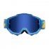 Motorcycle Goggles  Riding  Off road Goggles Riding Glasses Outdoor Sports Eyeglasses Sand proof Windproof Glasses lake blue transparent