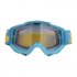 Motorcycle Goggles  Riding  Off road Goggles Riding Glasses Outdoor Sports Eyeglasses Sand proof Windproof Glasses lake blue transparent