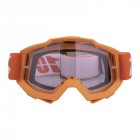 Motorcycle Goggles  Riding  Off-road Goggles Riding Glasses Outdoor Sports Eyeglasses Sand-proof Windproof Glasses Orange transparent
