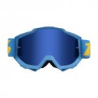 <span style='color:#F7840C'>Motorcycle</span> Goggles Riding Off-road Goggles Riding Glasses Outdoor Sports Eyeglasses Sand-proof Windproof Glasses Lake blue