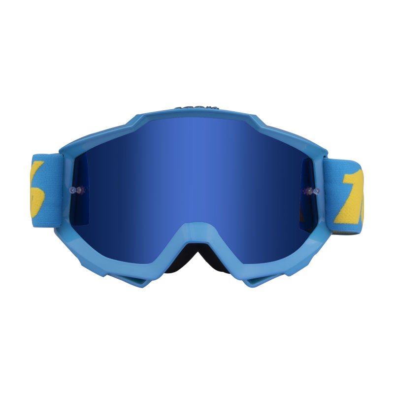 Motorcycle Goggles  Riding  Off-road Goggles Riding Glasses Outdoor Sports Eyeglasses Sand-proof Windproof Glasses Lake blue