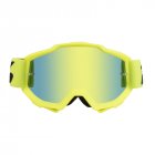 Motorcycle Goggles  Riding  Off road Goggles Riding Glasses Outdoor Sports Eyeglasses Sand proof Windproof Glasses Fluorescent yellow
