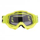 Motorcycle Goggles  Riding  Off-road Goggles Riding Glasses Outdoor Sports Eyeglasses Sand-proof Windproof Glasses Fluorescent yellow transparent