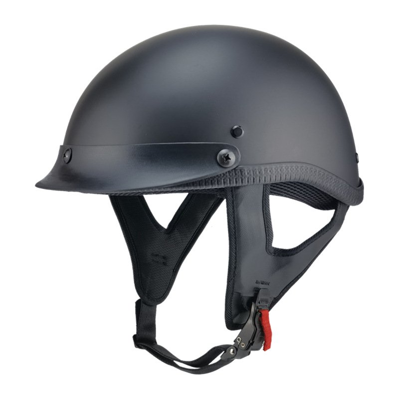 Motorcycle Half Face Helmet Quick Release Buckle Adjustable ATV Motorbike Helmet