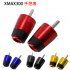 Motorcycle Handlebar Plugs Motorcycle Modification Balance Terminal for XMAX300 xmax300 17 18 red